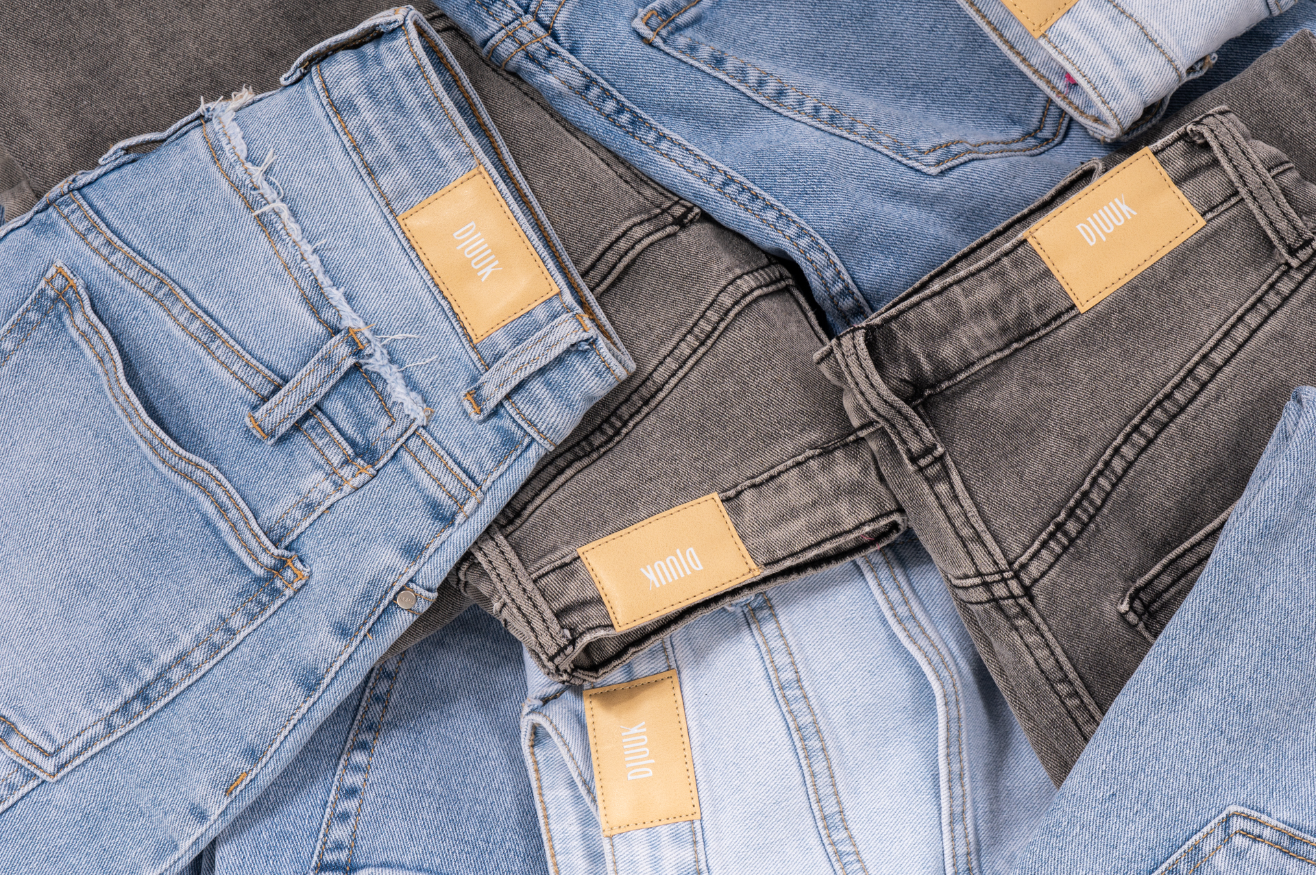DJUUK THE LABEL - HIGH WAIST TALL JEANS